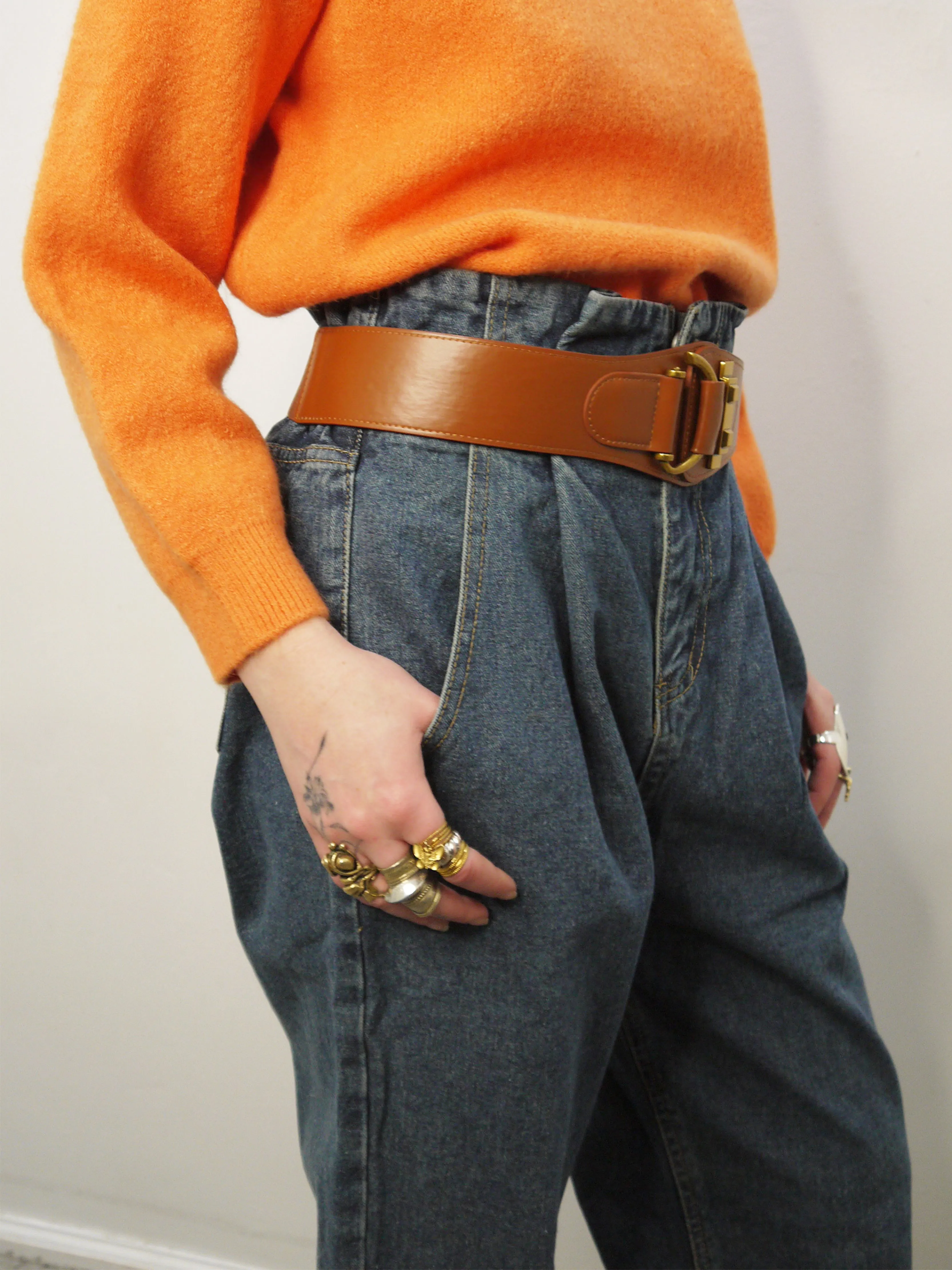 2 button denim pant