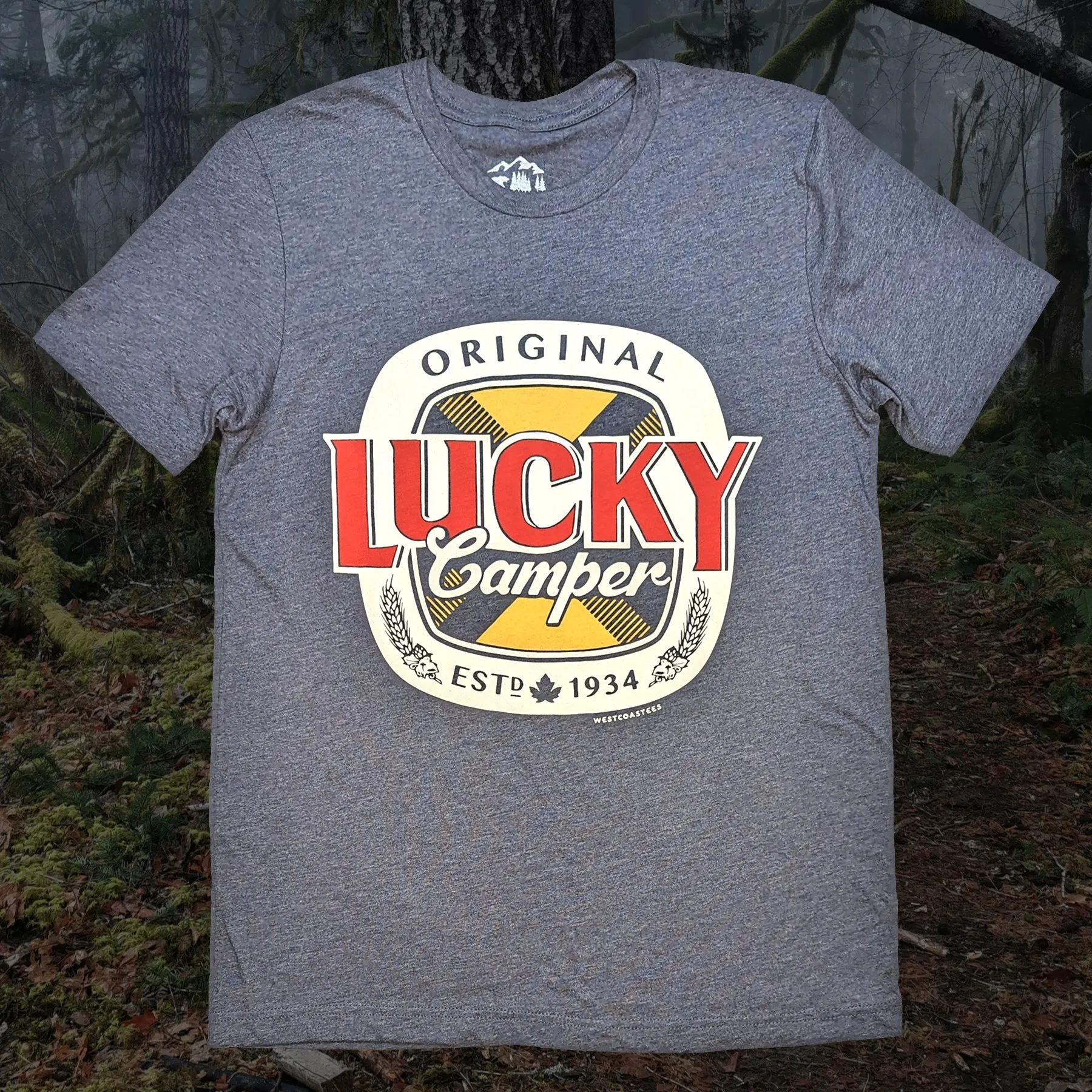 Adult Unisex Lucky Camper T-shirt