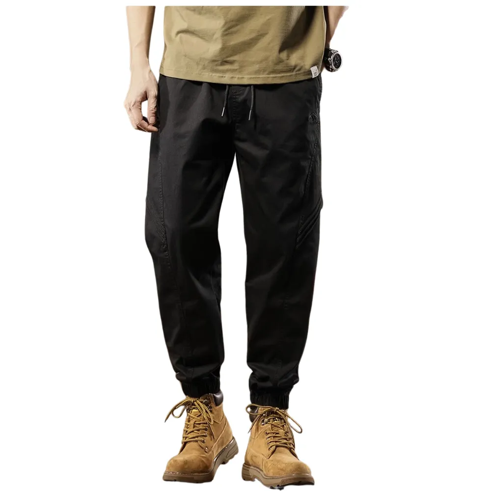 American Retro Thin Loose Straight Large Size Cargo Pants