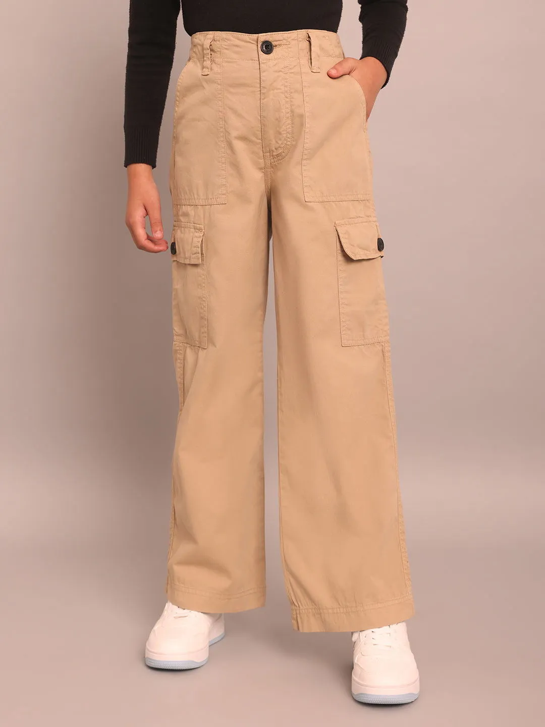 Beige cargo pants