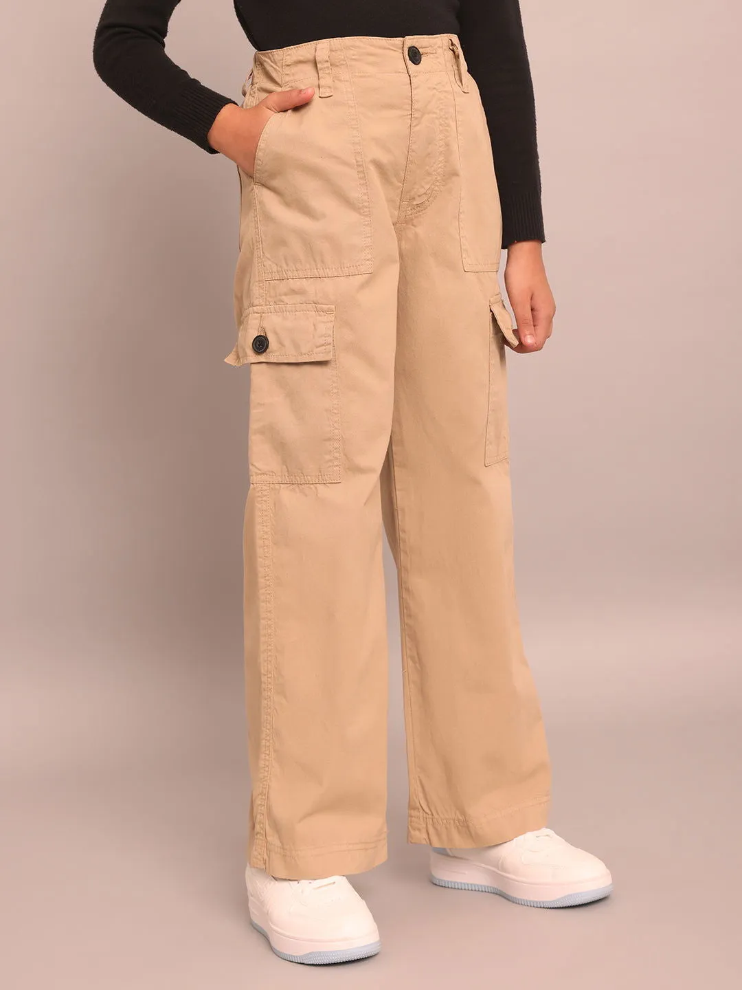 Beige cargo pants