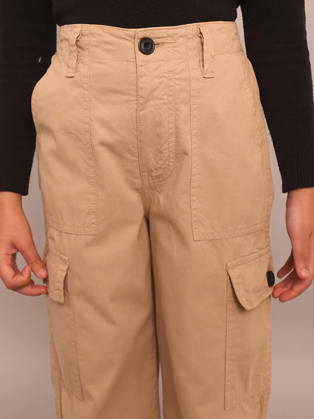 Beige cargo pants