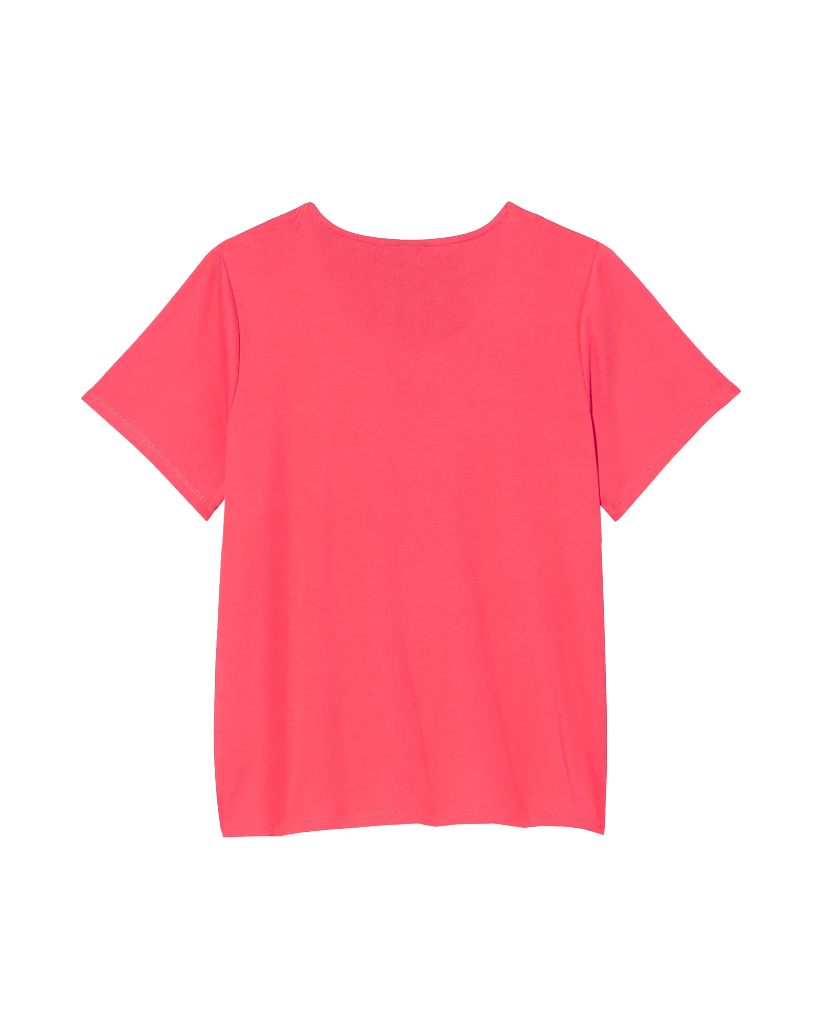 Carlisle Zip Front Cotton Top | Coral