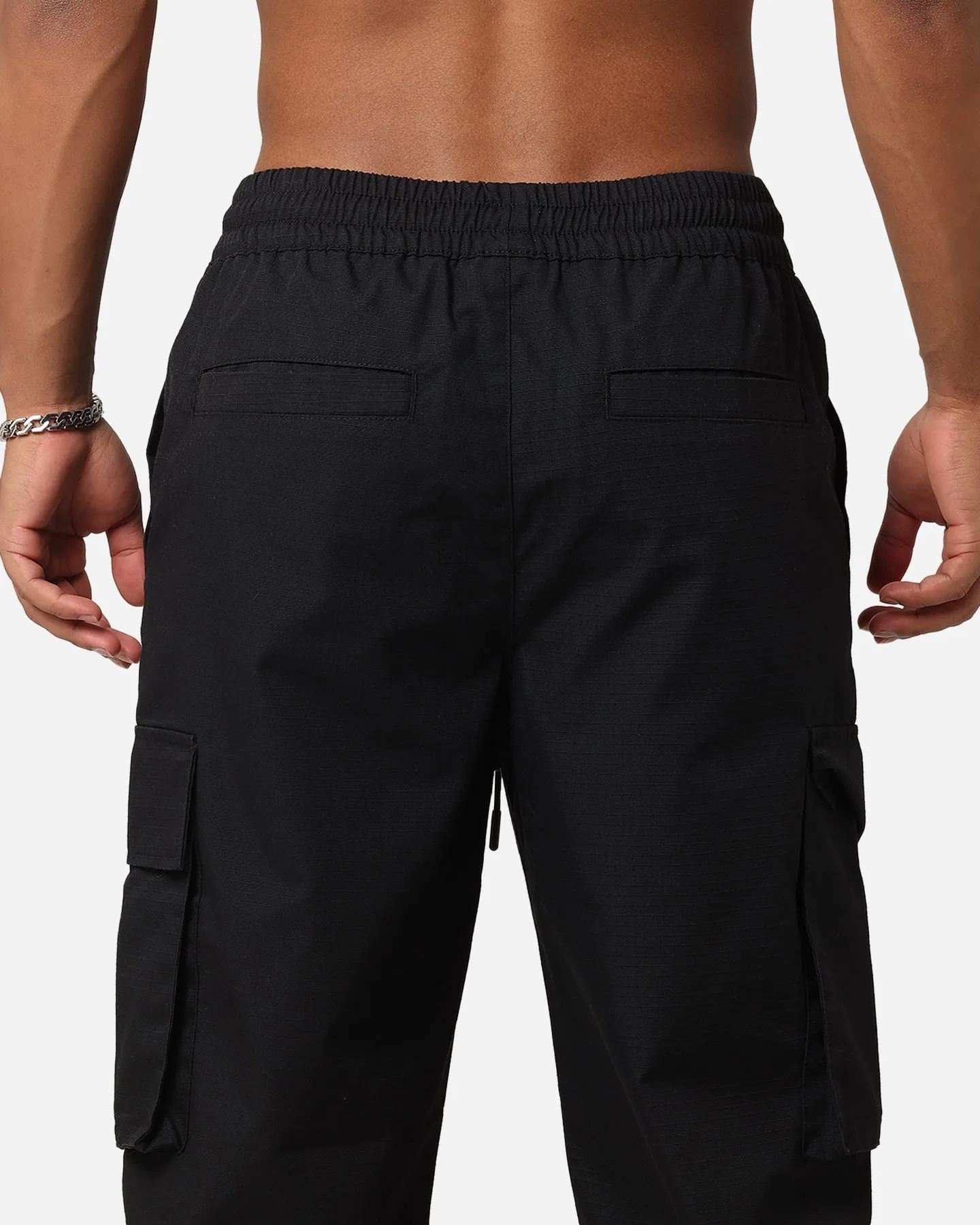 Carre Patchwork Cargo Jogger Black