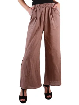 Casual Cotton Elastic Waist Pants