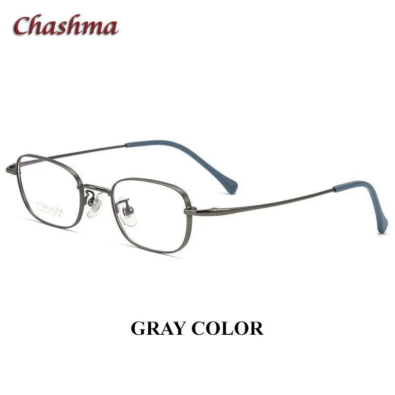 Chashmam Ochki Women's Full Rim Square Oval Titanium Eyeglasses