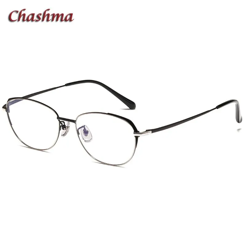 Chashmam Ochki Women's Full Rim Square Oval Titanium Eyeglasses