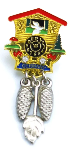 Cuckoo Clock German Hat Pin