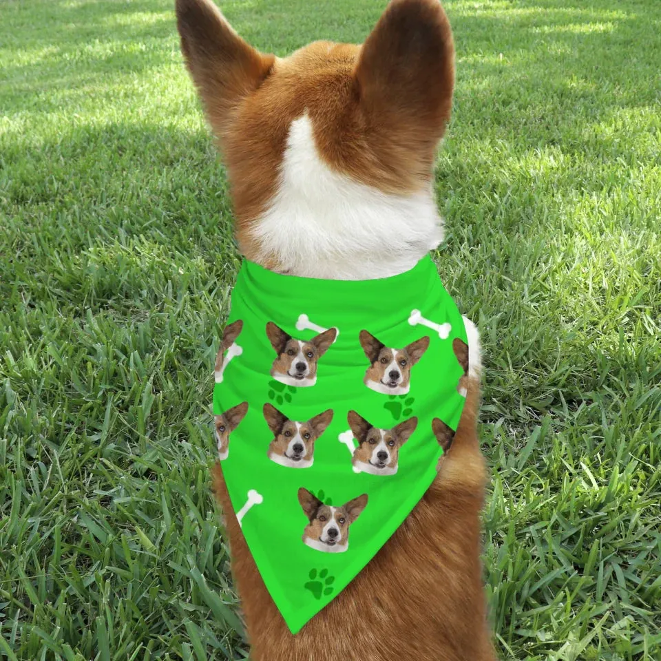 Custom Dog Bone Pet Bandana