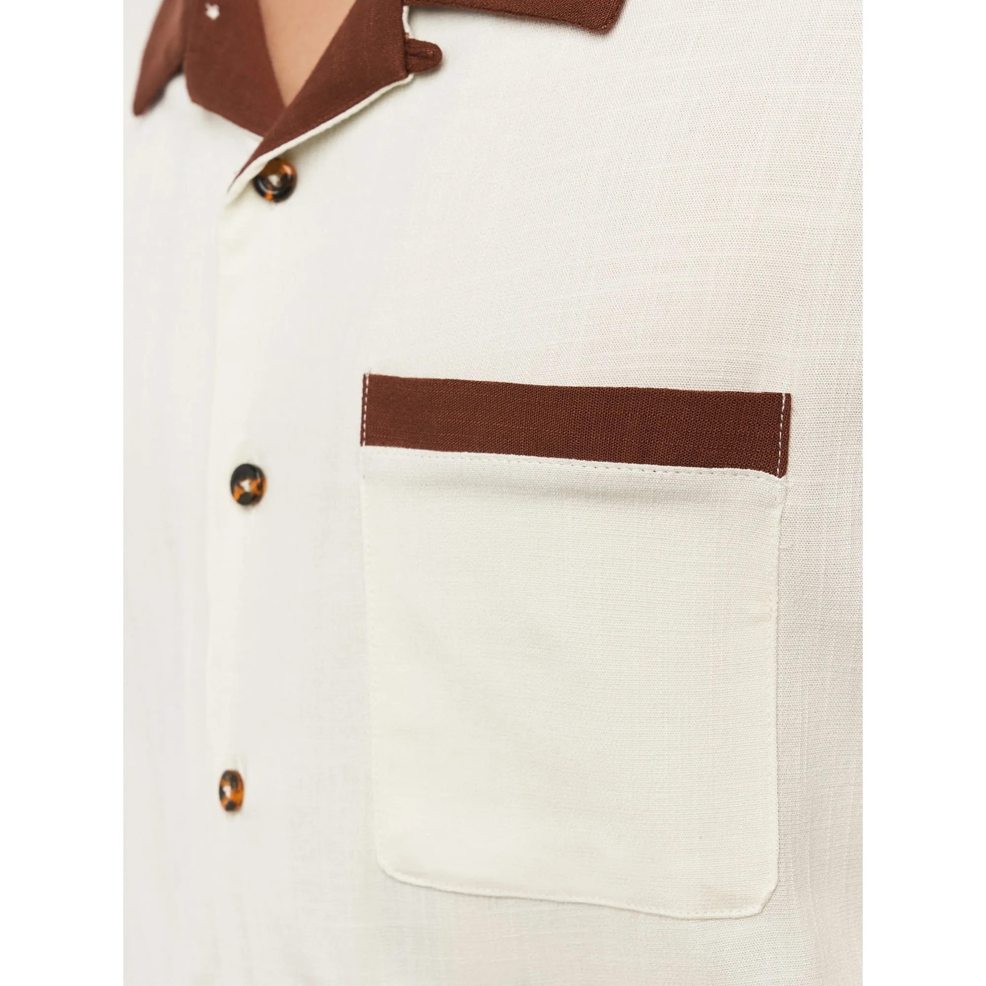 Deer Button Up Brown