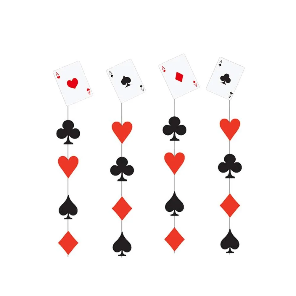 Diwali Card Party Poker Theme Decoration Kit Festive Decor Combo