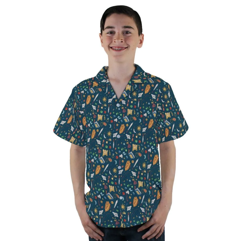 Dnd Adventure Youth Hawaiian Shirt