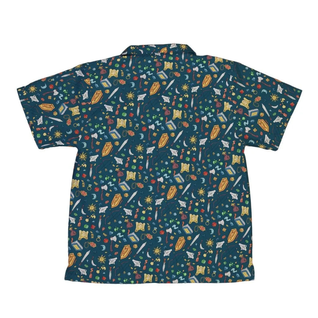 Dnd Adventure Youth Hawaiian Shirt