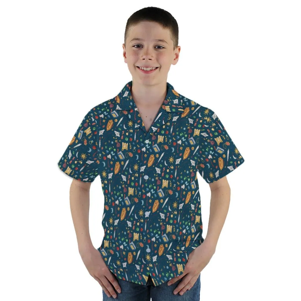 Dnd Adventure Youth Hawaiian Shirt