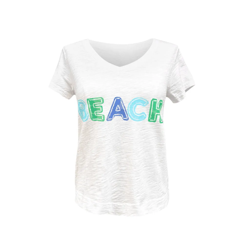 Escape by Habitat Short Sleeve V-Neck Beach Tee - 41100