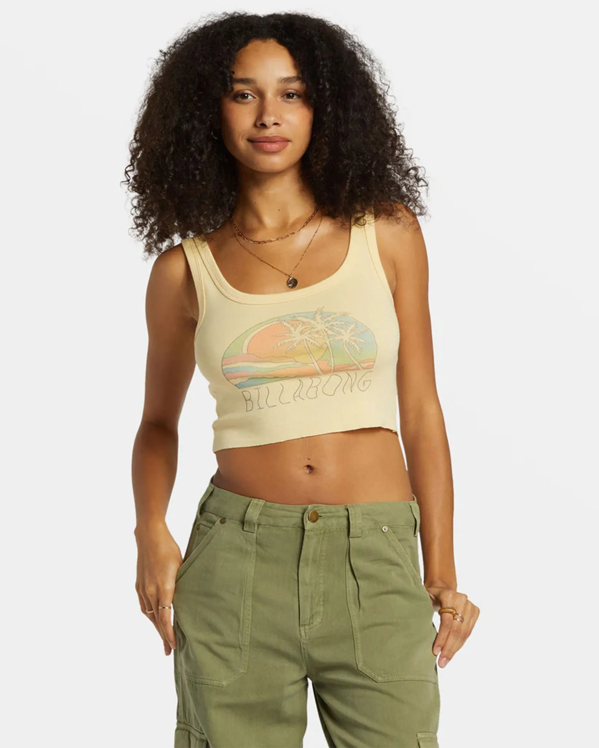 Escape To Nature Cropped Tank Top