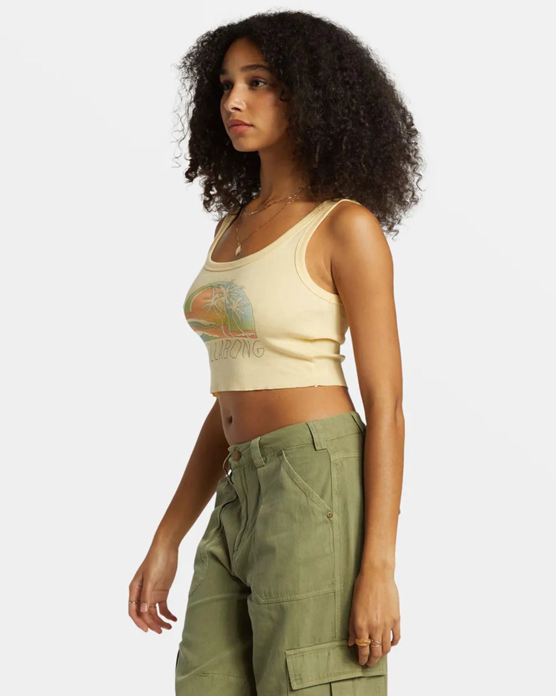 Escape To Nature Cropped Tank Top