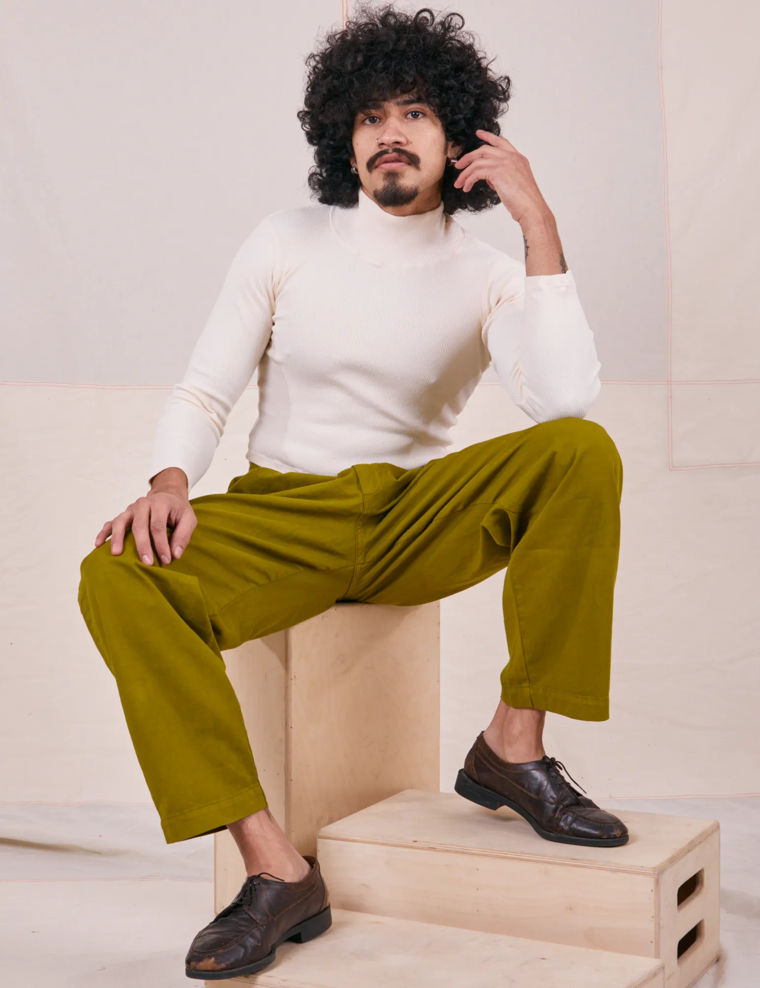 Essential Turtleneck - Vintage Tee Off-White