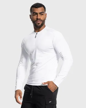 Evolution Half Zip Long Sleeves Shirt Workout Baselayer