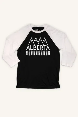 Explore Alberta Baseball Shirt (Unisex)