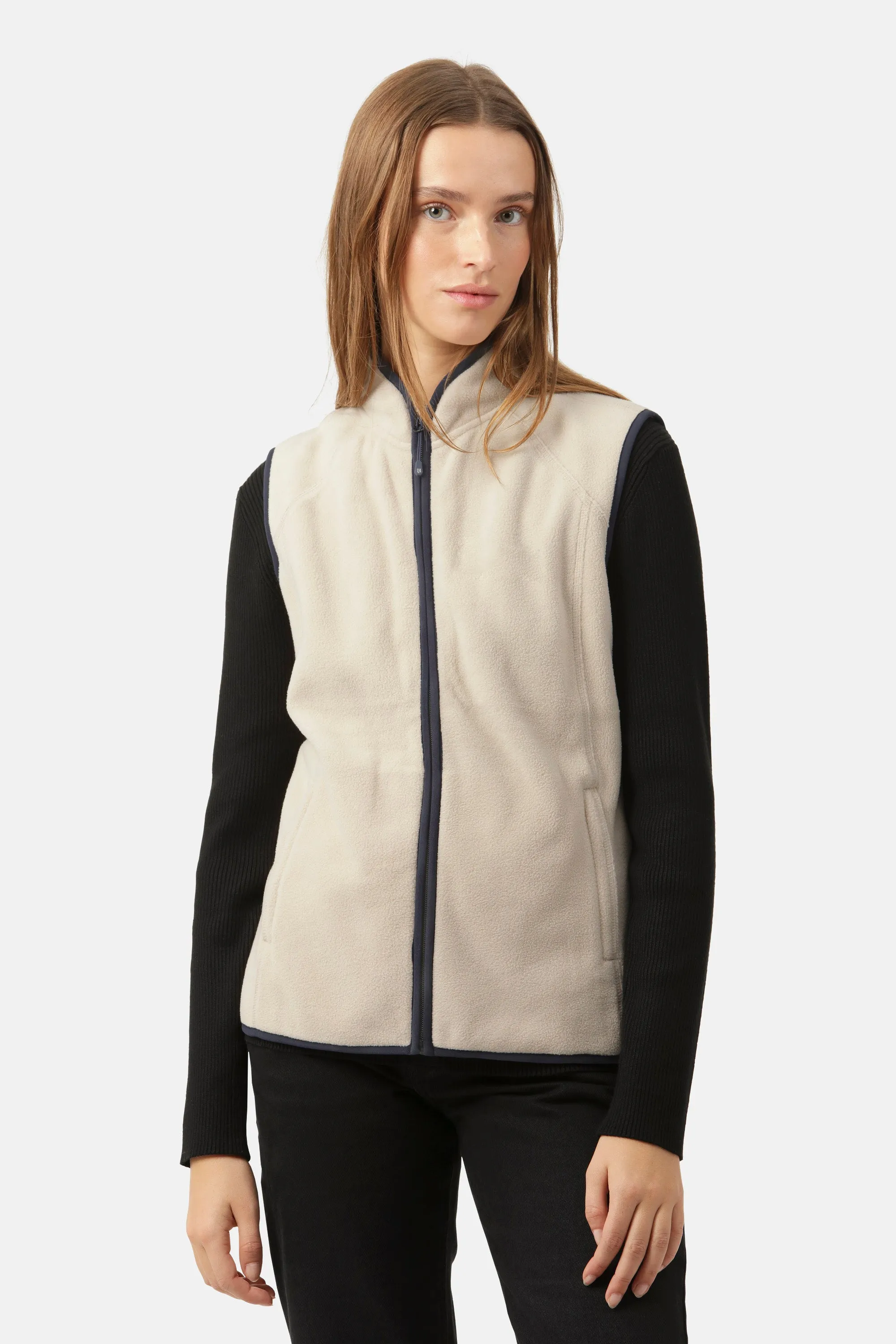 Fleece Vest - Light Sand