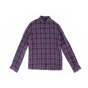 FW16 Purple Checked Wool Flannel