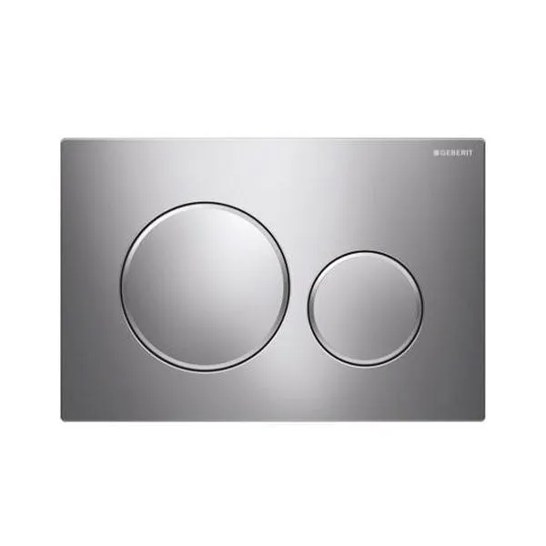 Geberit Sigma 20 Chrome Plate with Matt Trim