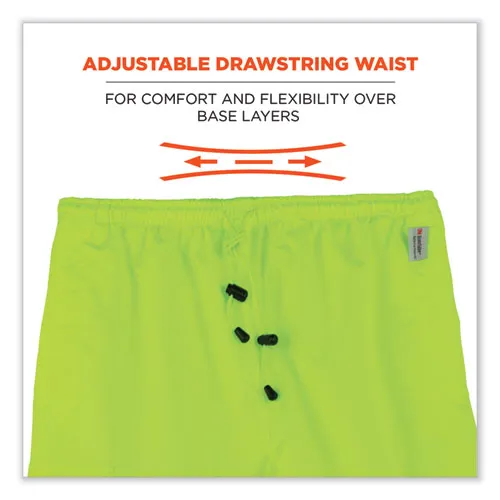 Glowear 8915 Class E Hi-vis Rain Pants, Small, Lime, Ships In 1-3 Business Days