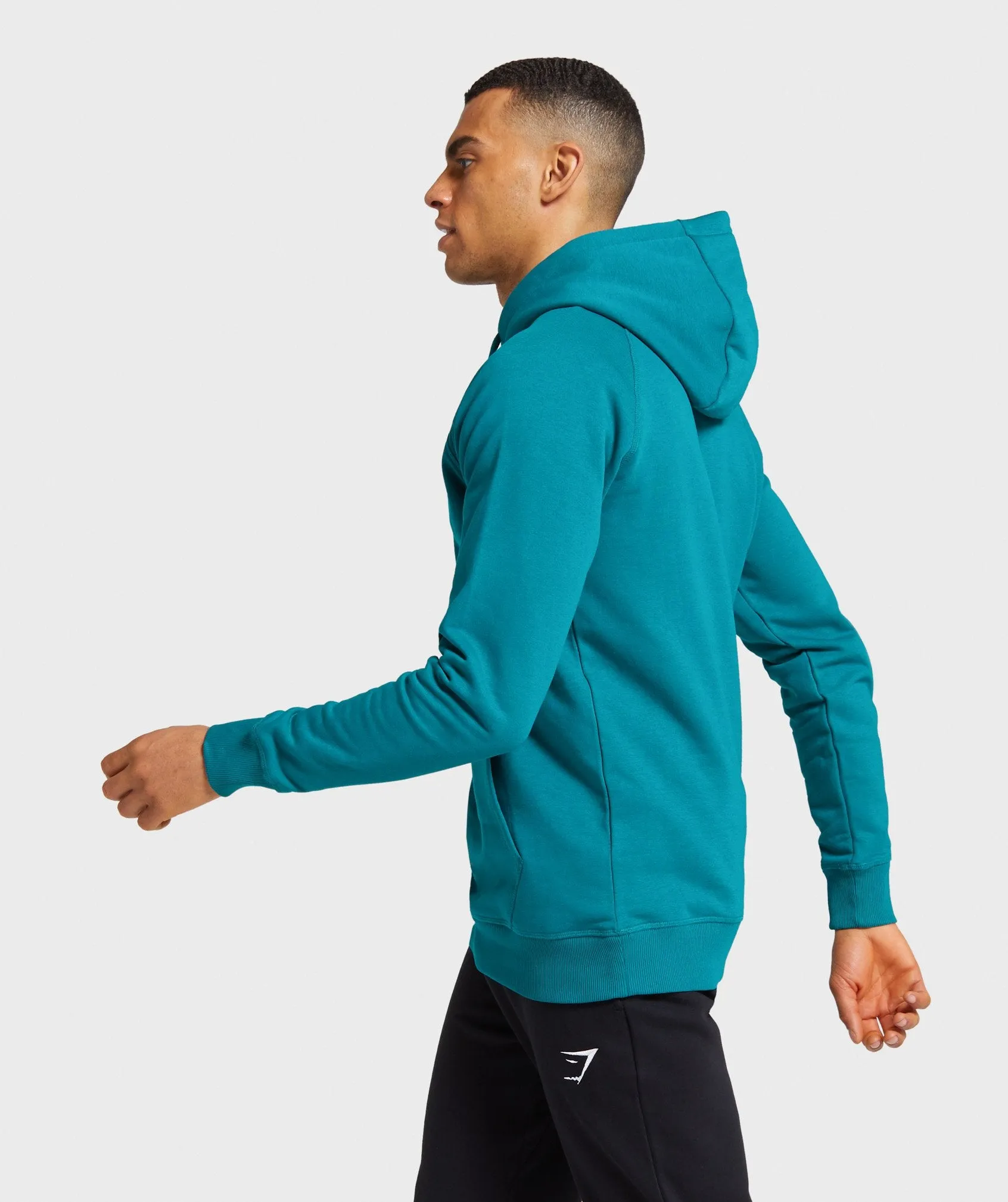 Gymshark Crest Hoodie - Emerald Green