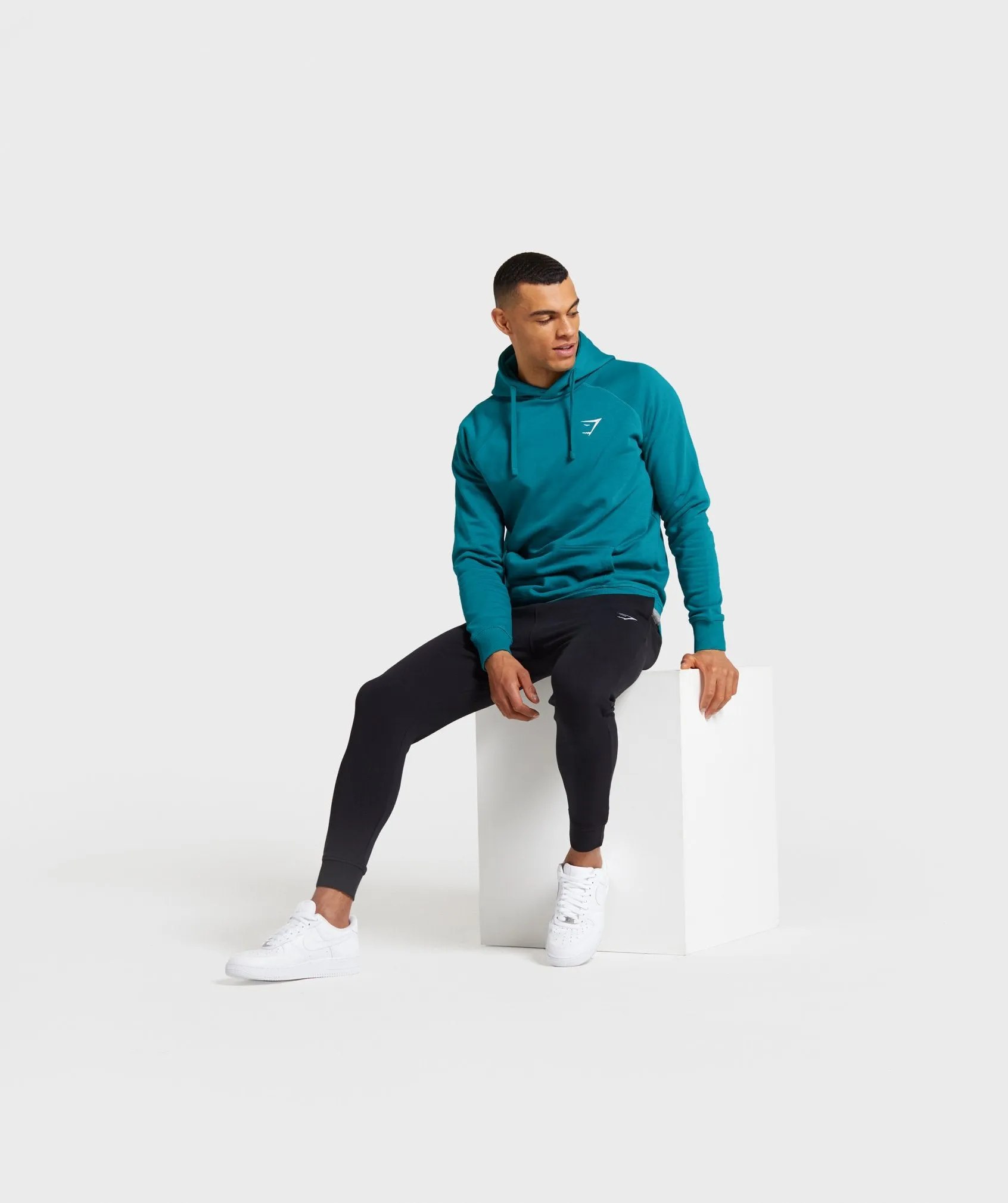 Gymshark Crest Hoodie - Emerald Green