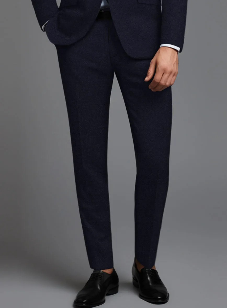 Italian Turna Jet Blue Flannel Suit