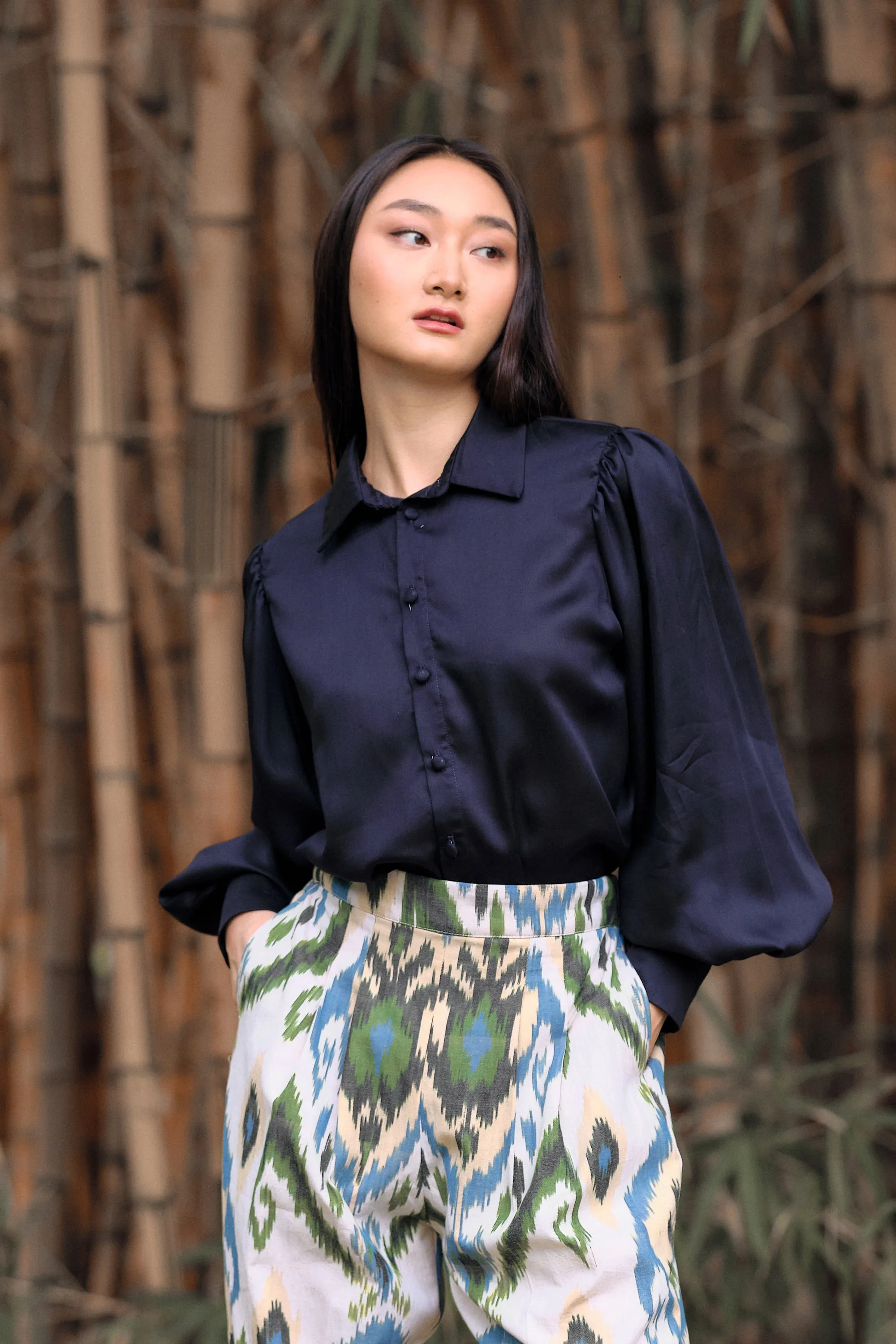 Jina Pants - Peacock (Organic Cotton)