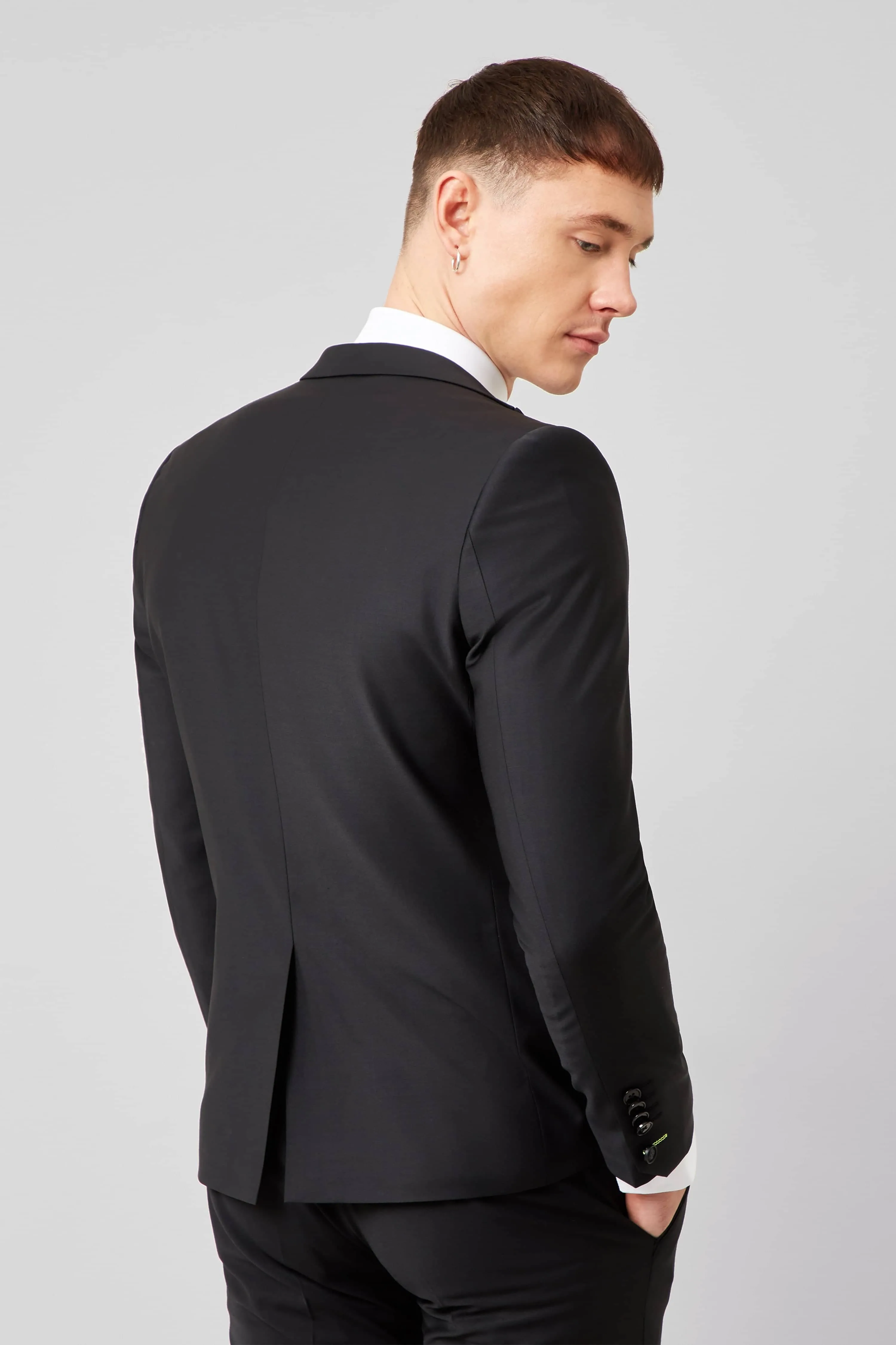 Kingdon Skinny Fit Black Dinner Jacket