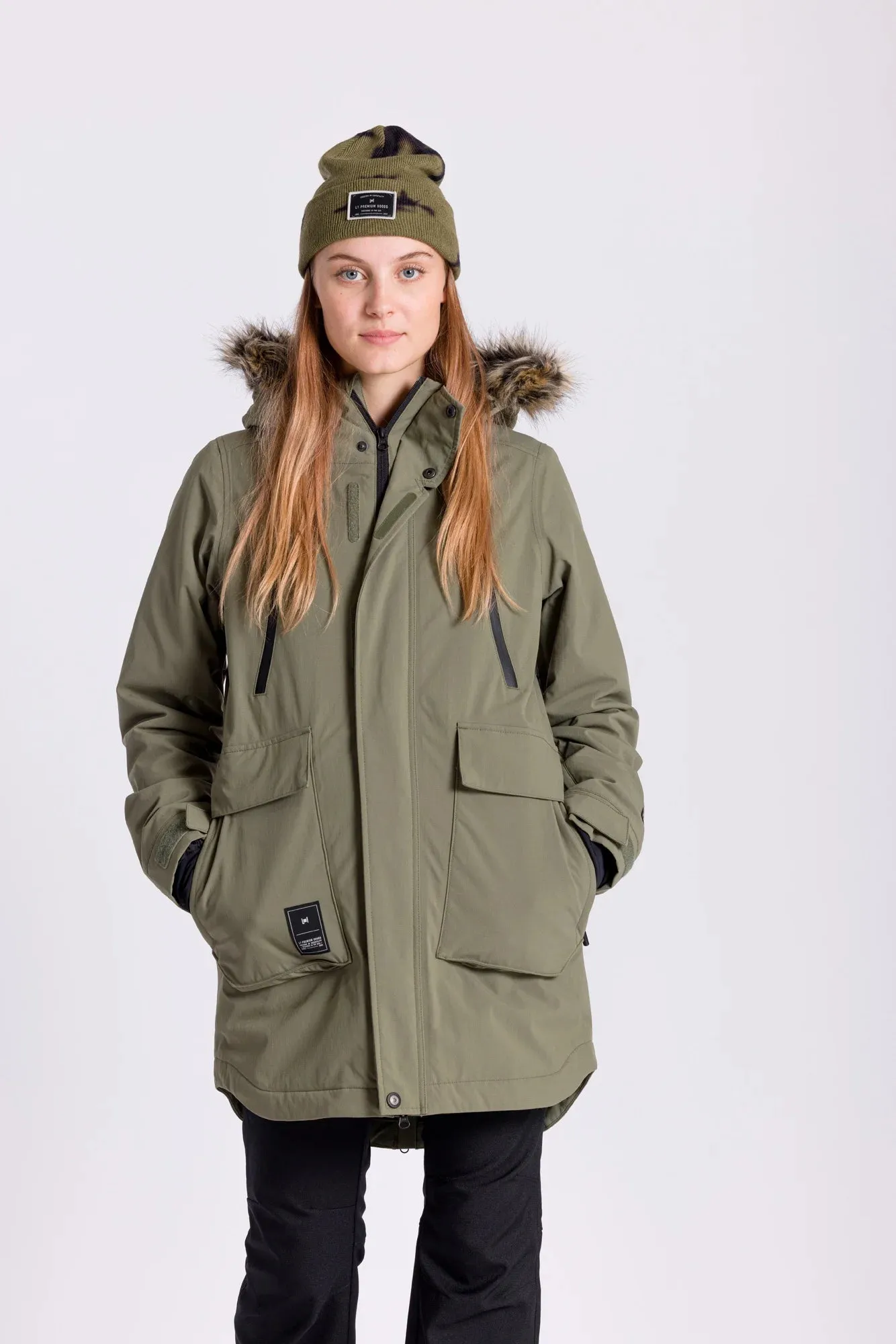 L1 Fairbanks Womens Jacket Platoon