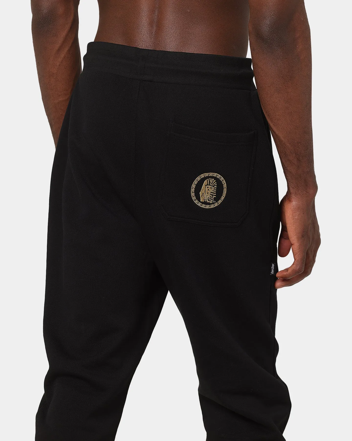 Last Kings Boxed Track Pants Black