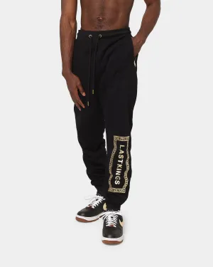 Last Kings Boxed Track Pants Black