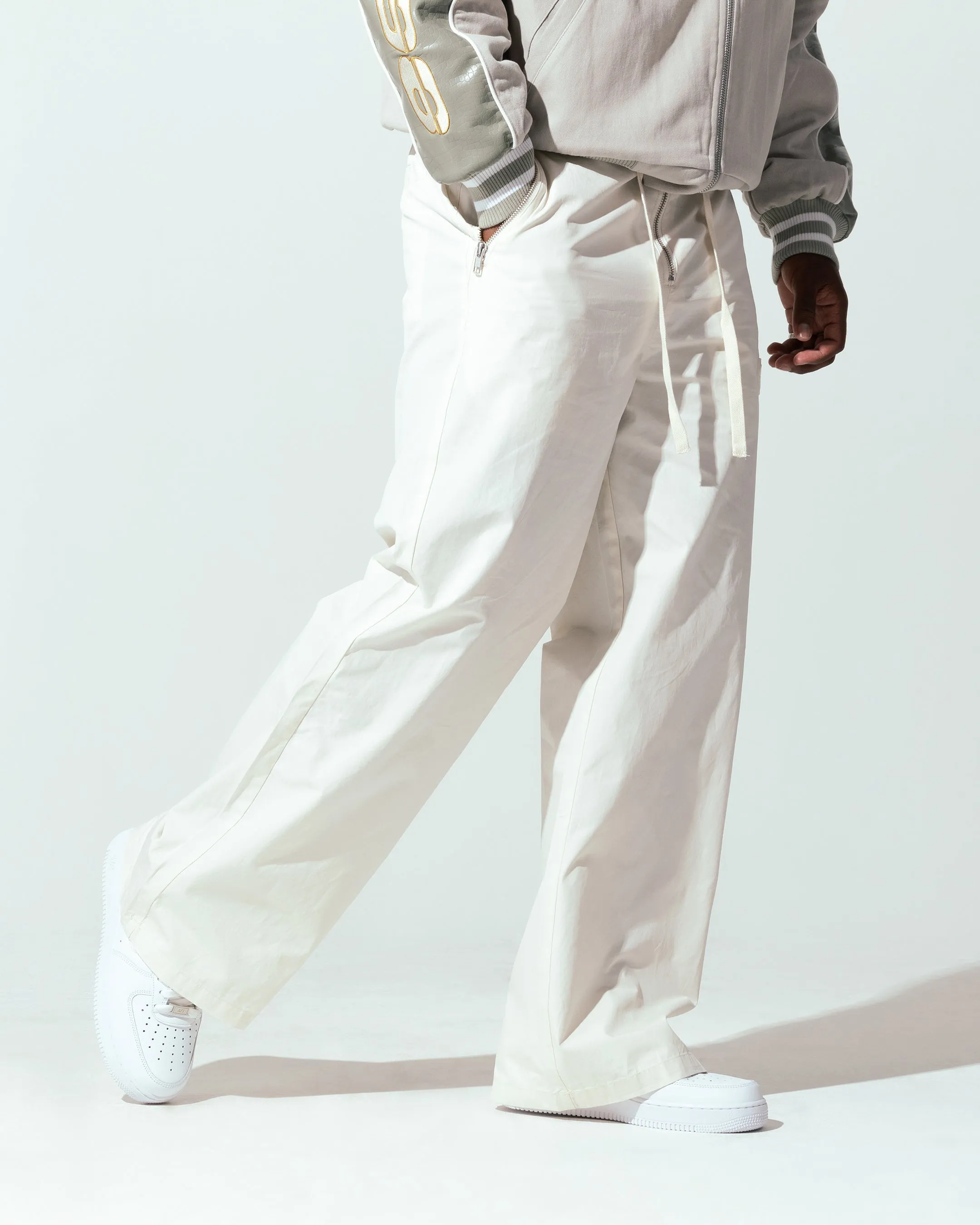 Loiter Shadow Pants Off White