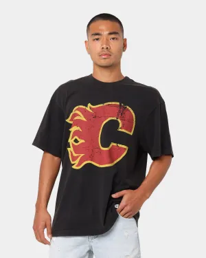 Majestic Athletic Calgary Flames Logo T-Shirt Black