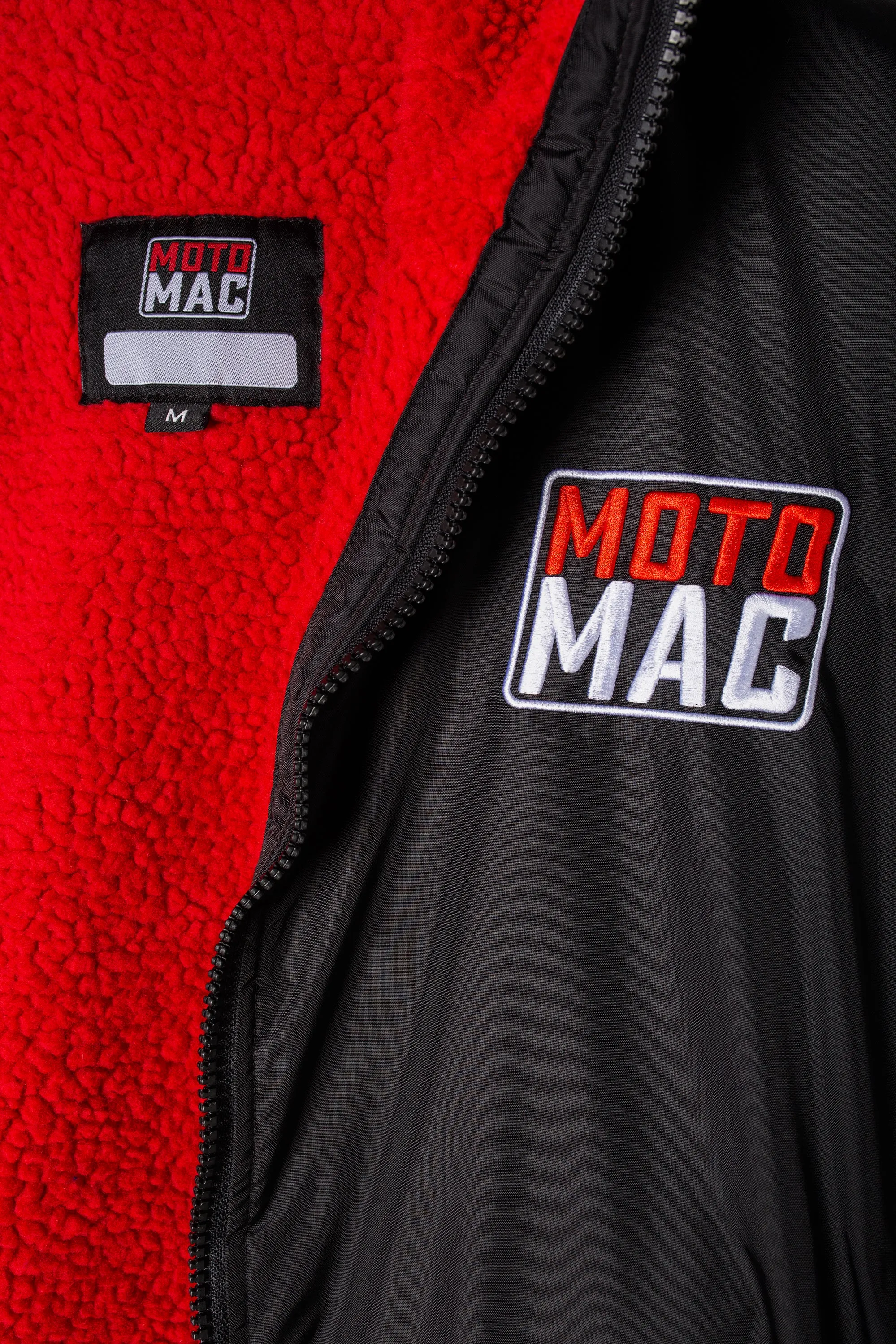 Moto-Mac Robe Coat - Red Black