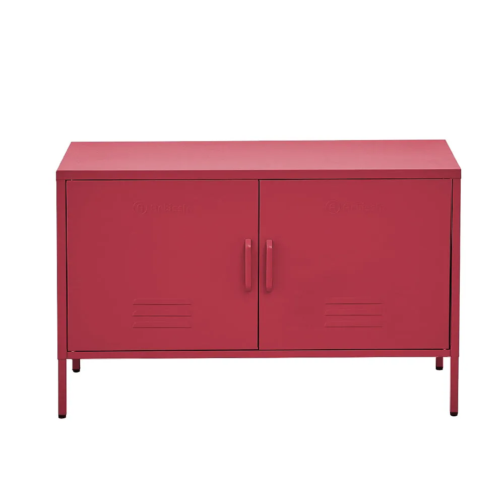 Pink Metal Buffet Sideboard w/Storage, Cold Rolled Steel - ArtissIn