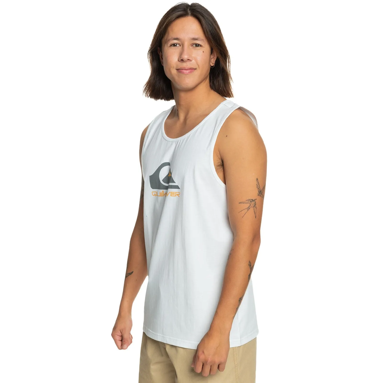 Quiksilver Mens Comp Logo Crew Neck Vest