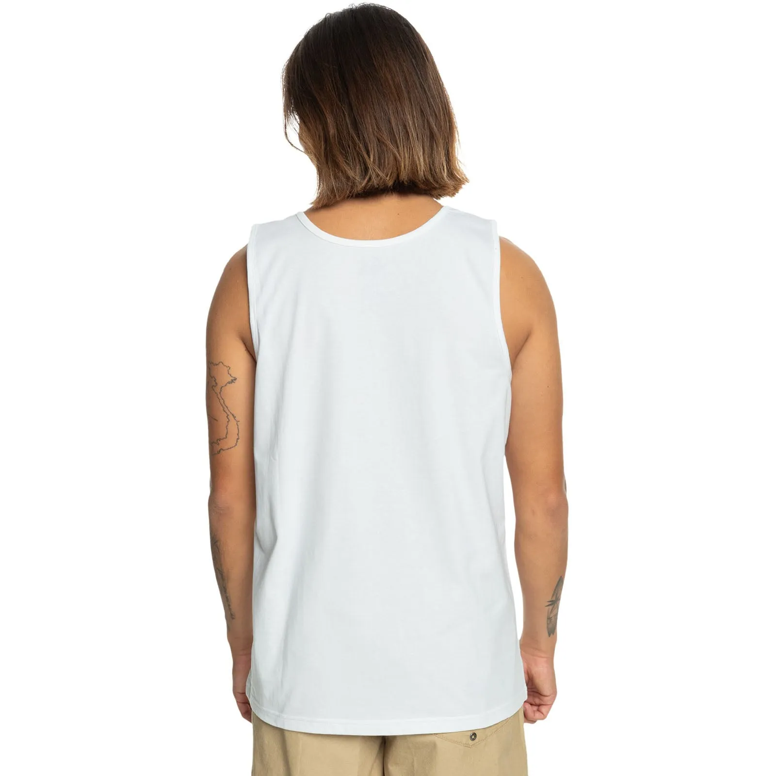 Quiksilver Mens Comp Logo Crew Neck Vest