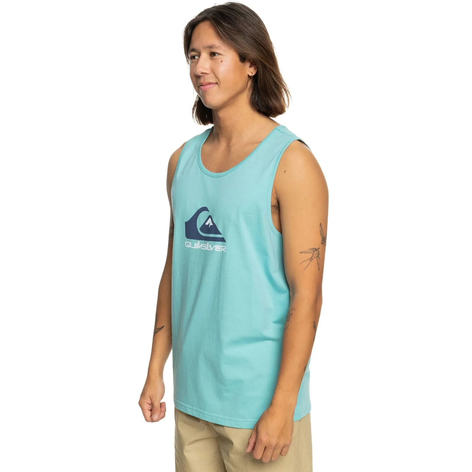 Quiksilver Mens Comp Logo Crew Neck Vest