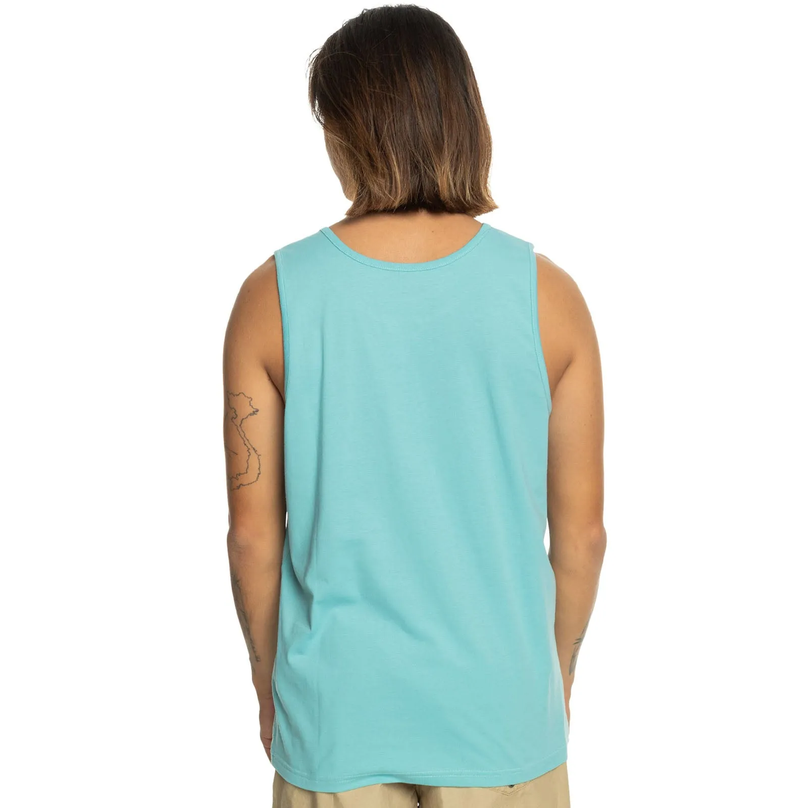 Quiksilver Mens Comp Logo Crew Neck Vest