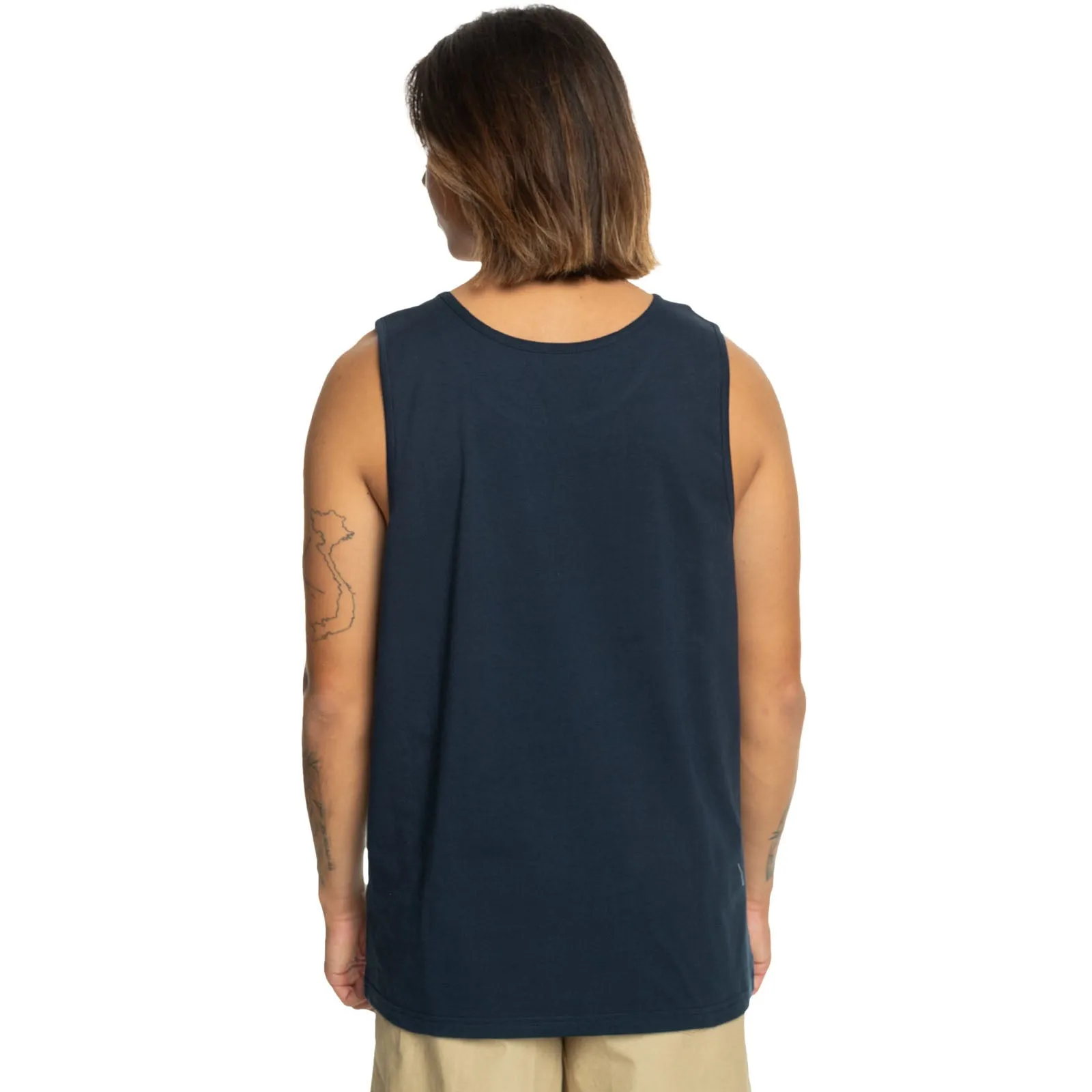 Quiksilver Mens Comp Logo Crew Neck Vest