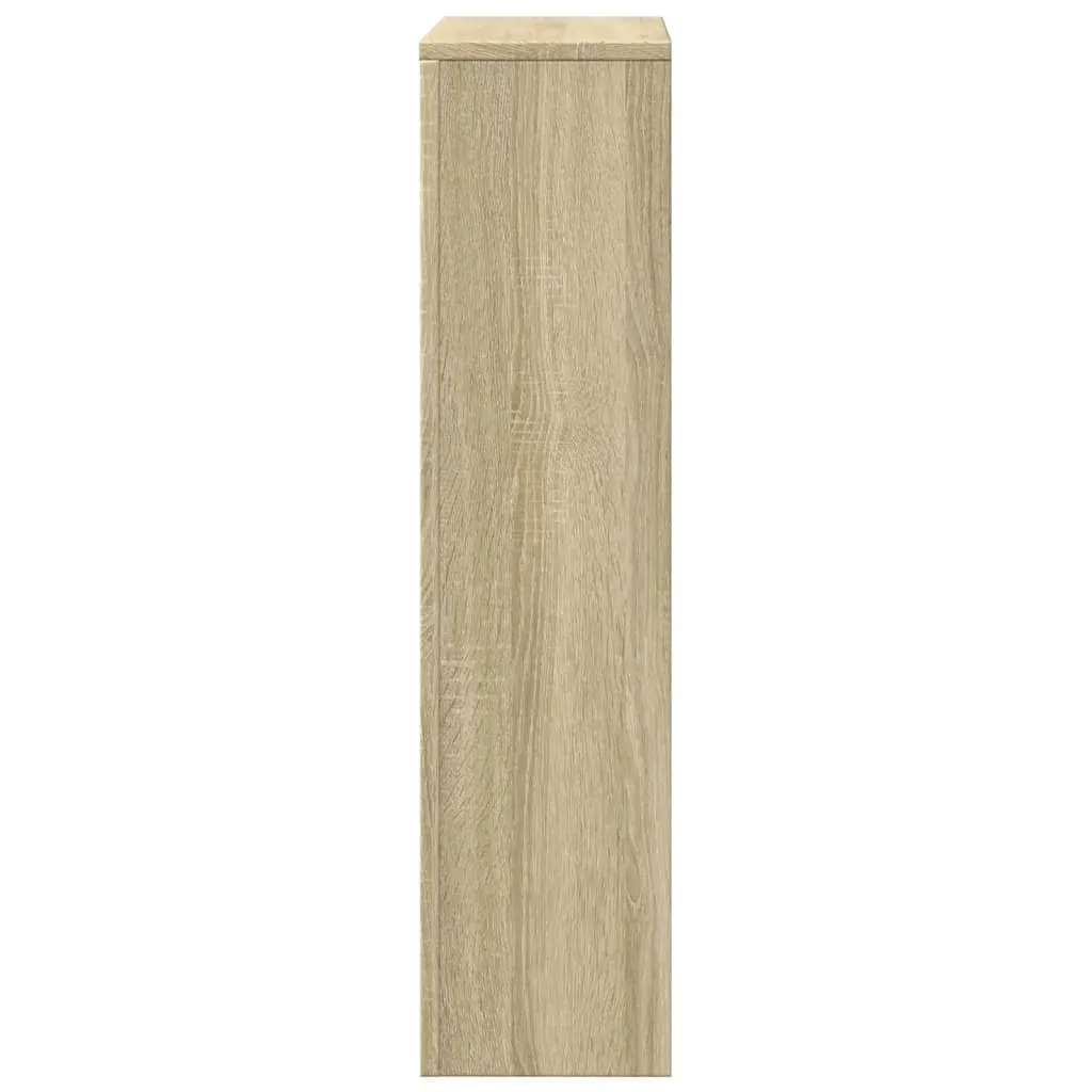 Radiator Cover Sonoma Oak 78x20x82 cm Engineered Wood