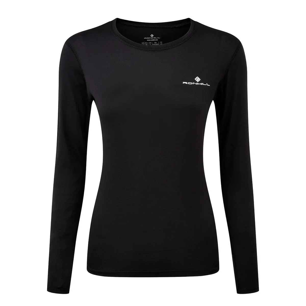 Ronhill Core Longsleeve Tee Womens | Black