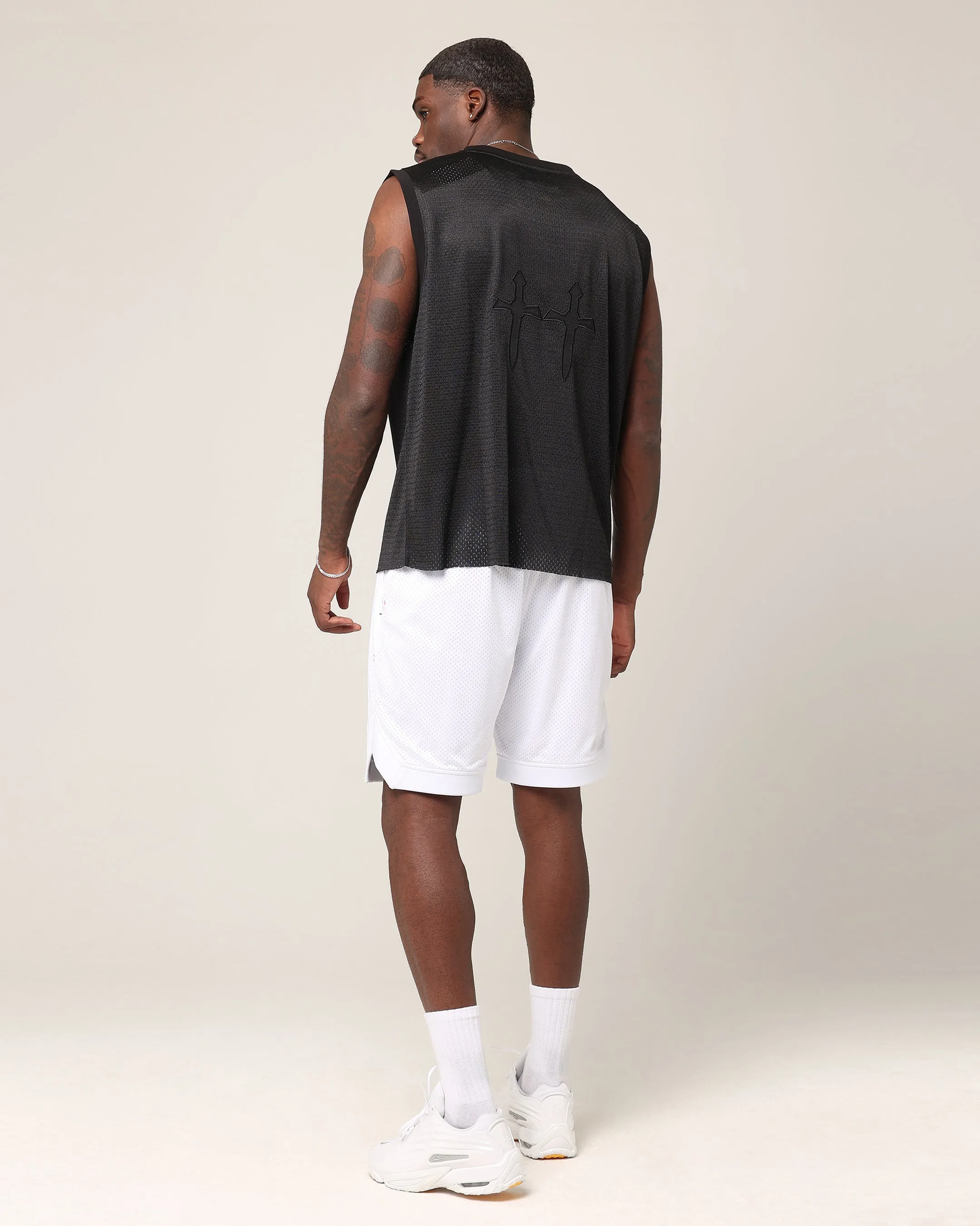 Saint Morta State Of Morta Mesh Singlet Black