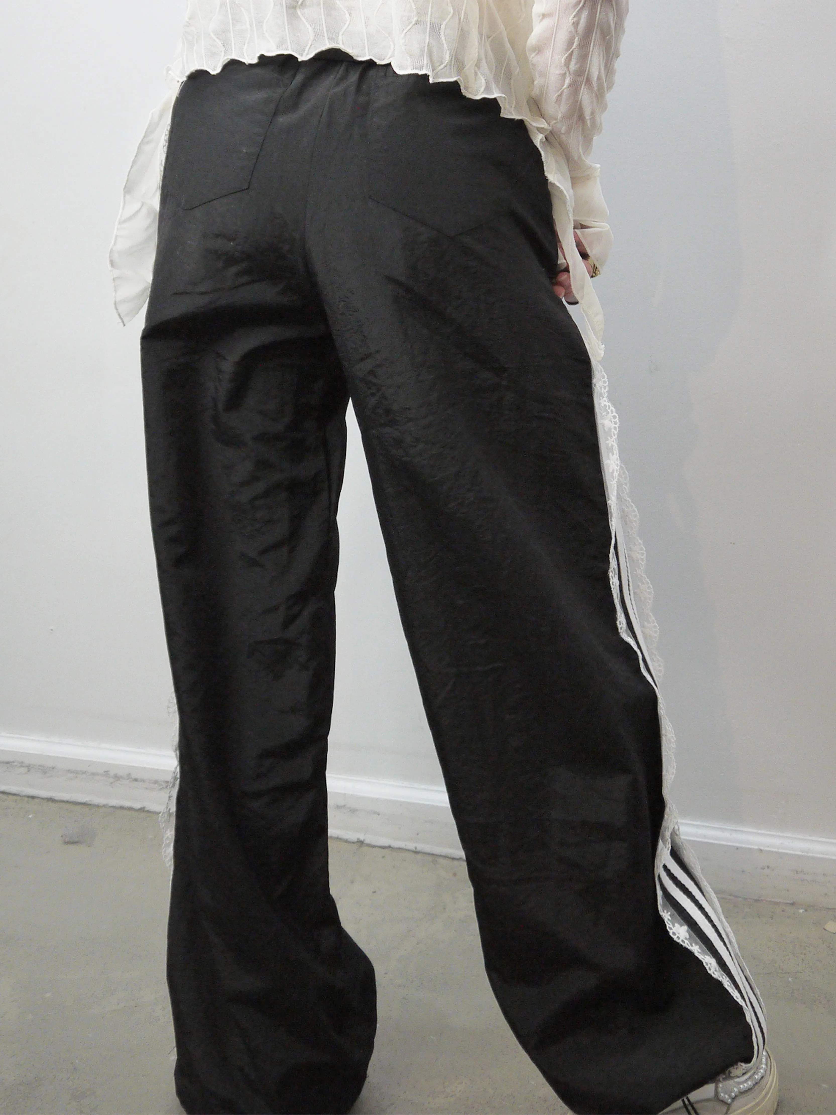 side lace stripe pant