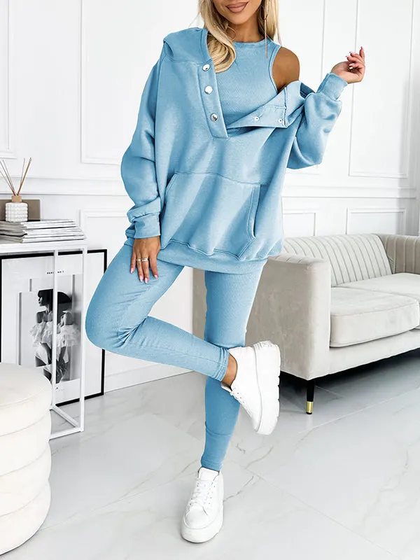 Sutton - Comfortable Sweatshirt Suit